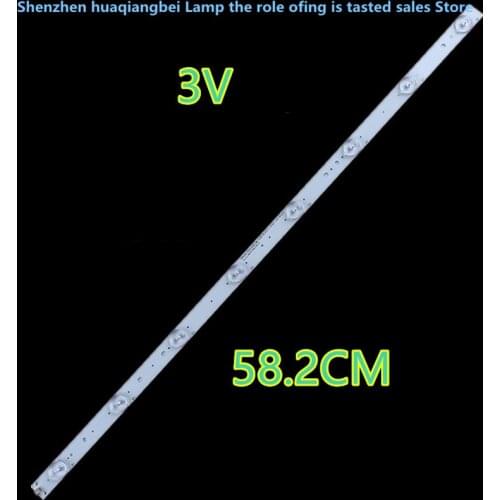 10pcs/Lot 610mm 32'' Universal LED Backlight Strips with Optical Lens for TV Repair Free shipping