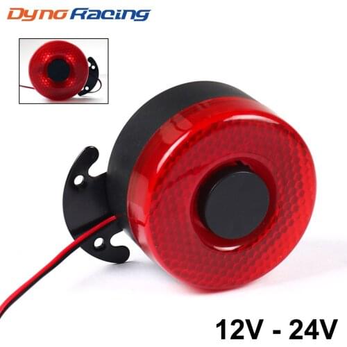DC 12V-24V 105dB Auto Warning Siren Sound Signal Backup Alarms Horns With LED Beep Reverse Air Horn for the Car BX102098