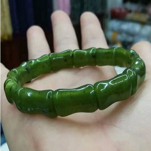 Natural Canada jades bracelet natural GEM stone bracelet DIY jewelry for woman for gift wholesale