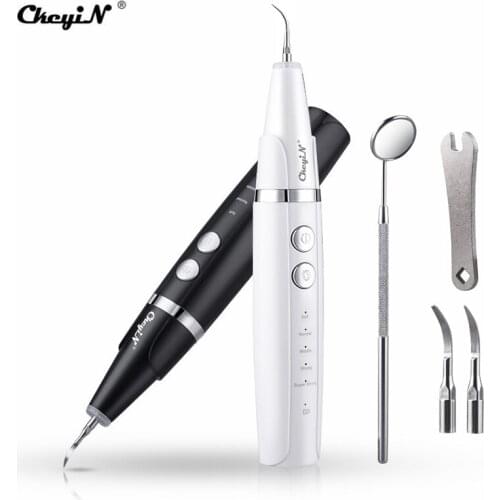 CkeyiN Ultrasonic Dental Scaler Resonance Teeth Cleaner Intelligent Dental Plaque Remover Electric Oral Tooth Care Stains Tartar