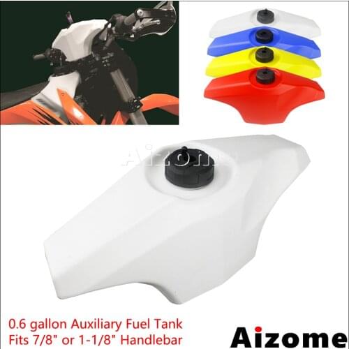 Dirt Bike 7/8" Handlebar Auxiliary Oil Tank For Honda Yamaha Suzuki DRZ RMZ WRF YZF KLX KX XR CRF XC EXC Enduro Front Tank