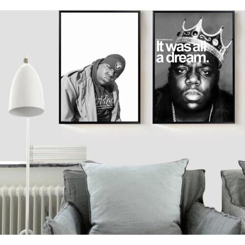 It Was All a Dream Nodic Quote Rap Canvas Painting Posters and Prints Cuadros Wall Art Picture for Living Room Home Decor