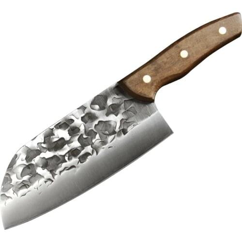 Forged Hammer Kitchen Kitchen Knife Meat Cleaver Slicing Knife Chef Knife Stainless Steel Butcher Knife Chopping Knife Cooking K