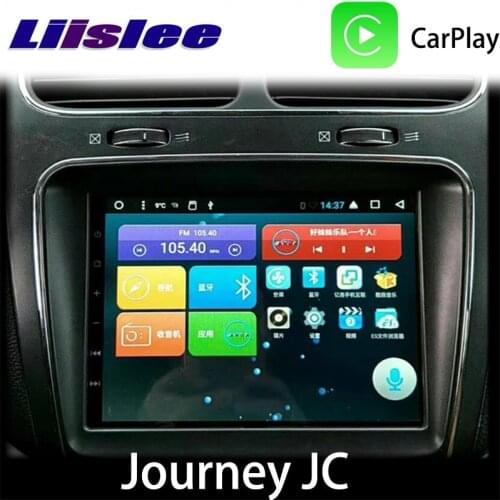 LiisLee Car Multimedia GPS HiFi Audio Radio Stereo For Dodge Journey JC 2011~2018 Built CarPlay Wireless Navigation NAVI