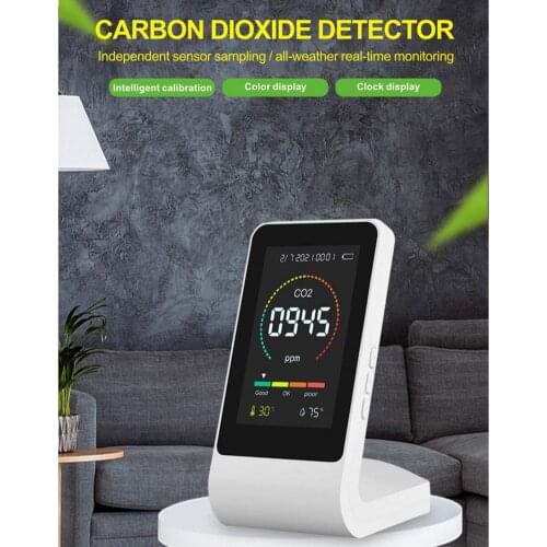 Multifunctional CO2 Meter CO2 Detector Thermohygrometer Home Intelligent Gas Analyzer Household Digital Air Pollution Monitor