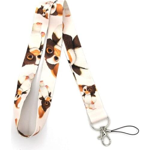 Gremlins Gizmo Neck Strap Keychain Lanyard For Keys ID Badge Holder Keycord Necklace Hang Rope Lanyards Mobile Phone Accessories
