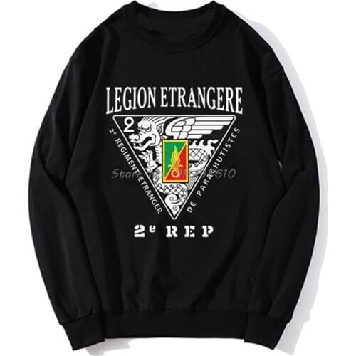 Legion Etrangere 2 Rep Paratrooper French Foreign Regiment Hoodie Men Hoodie Spring Autumn Sweater Streetwear Harajuku