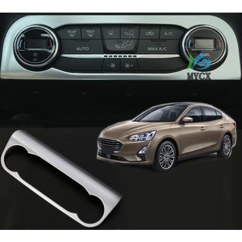 ABS Car Dashboard Center AC Air Condition Vent Outlet Cover Trim Sticker Fit for Ford New Focus 4 MK4 2019 2020 Stickers