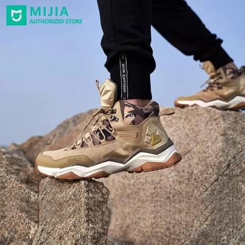 NEW Xiaomi Rax Hiking Mens Boots Summer Shoes Dynamic Waterproof Bionic Anti-skid Outdoor Camping With Shoe Laces