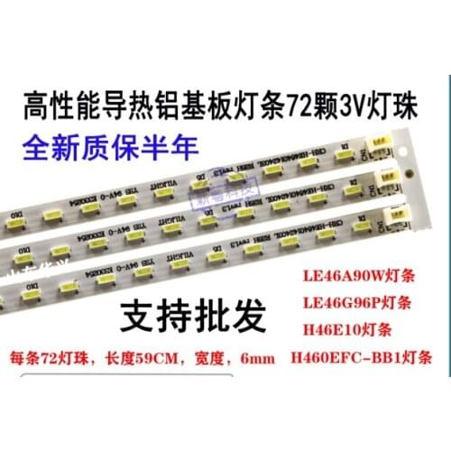 New original 72LED strip Circuits LE46A90W LE46F95P H46E10 H460EFC-BB1 FOR H460EFC-BB1 HE46401H4 connect