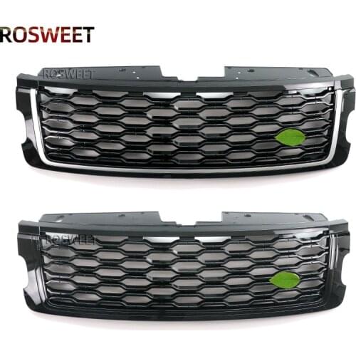 Front Bumper ABS Grille Grill for Land Rover Range Rover VOGUE 2018, Front Bumper Grille, LR098082 Car Accessories