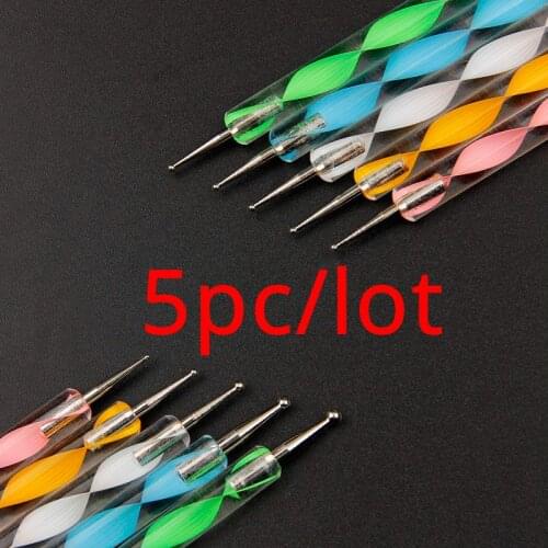 PC/Set Marbleizing Diamond Painting Dotting Pen Nail Art Tools Nail Polishes Gel Polish Dots Rhinestone Pencil For Manicure Tool