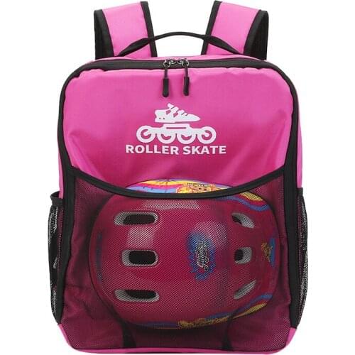 Portable Children Roller Skates Shoes Backpack Unique Design Teenagers Adults Waterproof Polyester Bag Roller Skating Shoes Bags