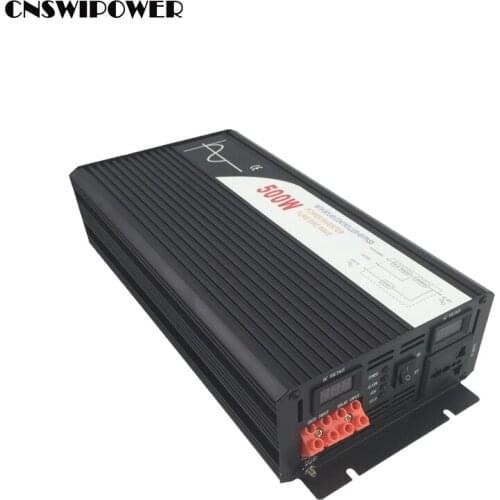 DC to AC Solar Power Inverter 500W PWM with bypass off grid solar inverter solar inverter with charge controller and mppt 500kw