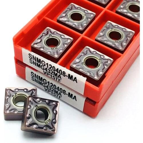 SNMG120408 MA UE6020 VP15TF US735 external turning tool high quality carbide turning insert CNC tool SNMG 120408