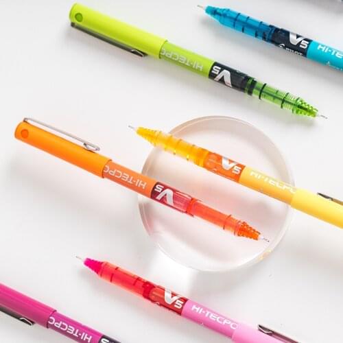 Pilot V5 Color Gel Ink Pen 0.5mm Ballpoint Tecpoint Candy Writing Drawing Japanese Stationery Office School Supplies A6911