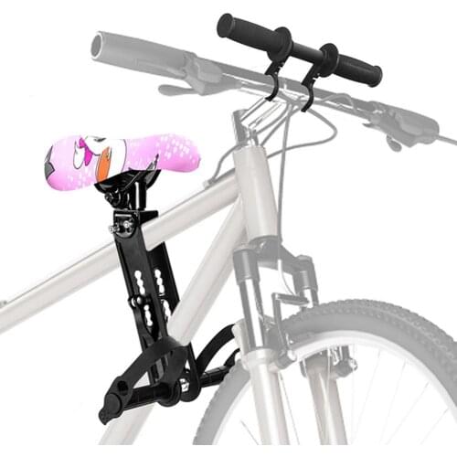 Kids Bike Seat Comfortable Mountain MTB Bike Seat Cycling Seat Cushion Pad Road Bicycle Seat With Handle Bar For Kids Children