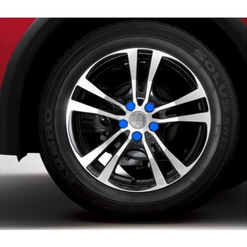 Silicone Car Wheel Hub Screw Cover Nut Caps Bolt Rims Protection Fit for Lancer ASX Outlander Pajero l200 Galant Montero