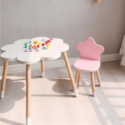 Natural Wooden Star kids furniture Stool kids chair Nordic taburete Nursery Decor Design home decoration accessories children be