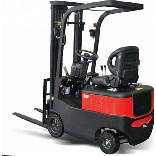 SYNBON 4 Wheels Hydraulic1ton Electric Forklift Stacker Trucks Lower Energy Consumption