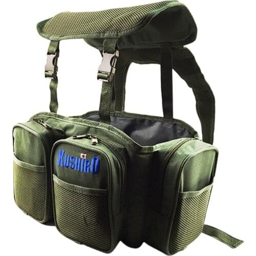 Large Capacity Fishing Bag Portable Multifunctional Tackle Box Bag Waterproof Outdoor Hiking Camping Fishing Tackle Backpack