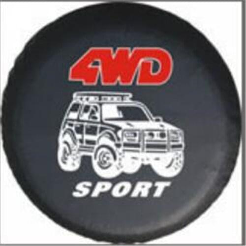 1Pcs Car 14" 15" 16" 17" Inch PVC Leather Spare Tire Cover Protector Bag Pouch For 4WD Sport Jeep Land Rover Cars Accessories