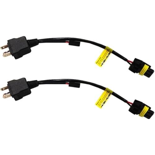 1 Pair High low xenon 35W H4 controller Relay Harness wire H/L far near light