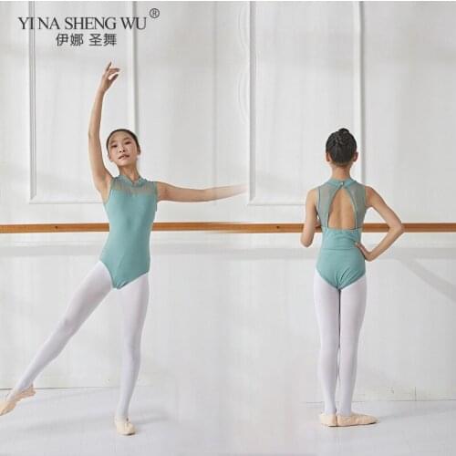 Ballet Practice Leotards for Children Aerialist Dance Costume Sleeveless Kids Gymnastics Leotard Children Performance Ballerina