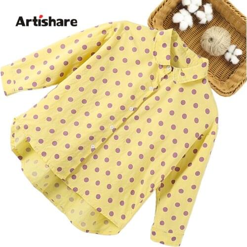 Girls Blouse 2021 New Girls Shirts Casual Blouses Childrens For Girls Spring Autumn Clothes For School For Girl