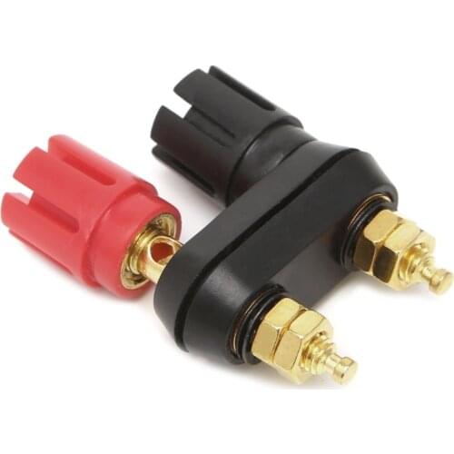 Dual 4mm Banana Plug Jack Socket Binding Post for Speaker Amplifier Terminal