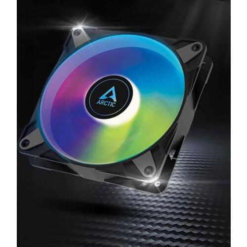 ARCTIC P12 PWM PST A-RGB 0dB 120mm Case Fan A-RGB 12cm RGB PC Cooling Case Fan 5V 3PIN FDB PWM 2000RPM Mute