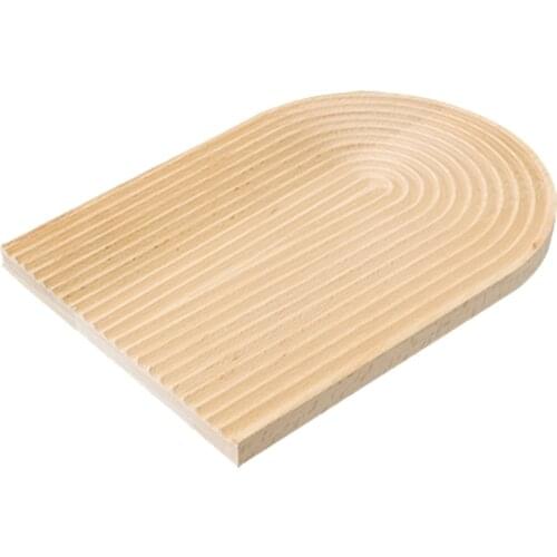 Tray Cutting Creative Water Ripple Bread Dessert Chopping Board Geometric Shape