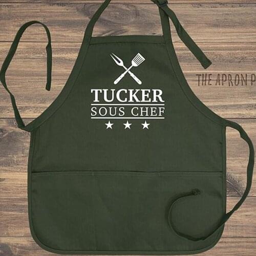 Custom Child prodigy apron,Personalized Kids Baking Apron,Kids Cooking Gifts,The childrens apron with the name of the Sous chef