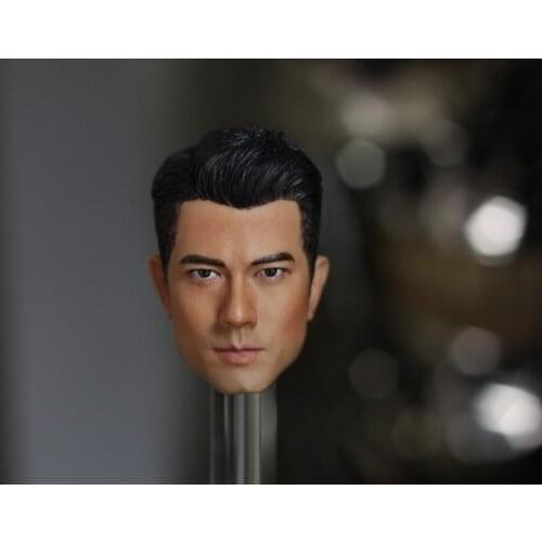 1/6 scale figure doll head shape for 12" action figure doll accessories Four major Kings of Hong Kong Aaron Kwok Head carved