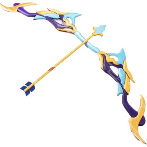 Hot Game LOL Ashe Bow and Arrow skin Amethyst Archer skin cosplay weapons Cosplay performance non-destructive can pass security