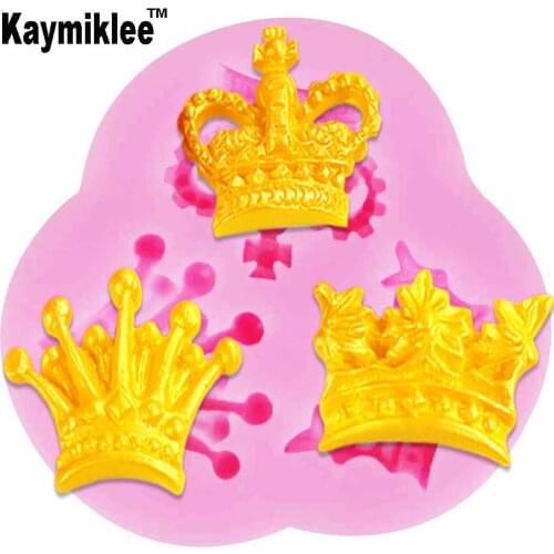 M789 Queen Crowns Silicone Mold Fondant Mould Cake Decorating Tools Chocolate Gumpaste Mold, Sugarcraft, Cake Decorating Set