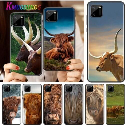 Cute Bullfight Silicone Cover For Realme V15 X50 X7 X3 Superzoom Q2 C11 C3 7i 6i 6s 6 Global Pro 5G Phone Case