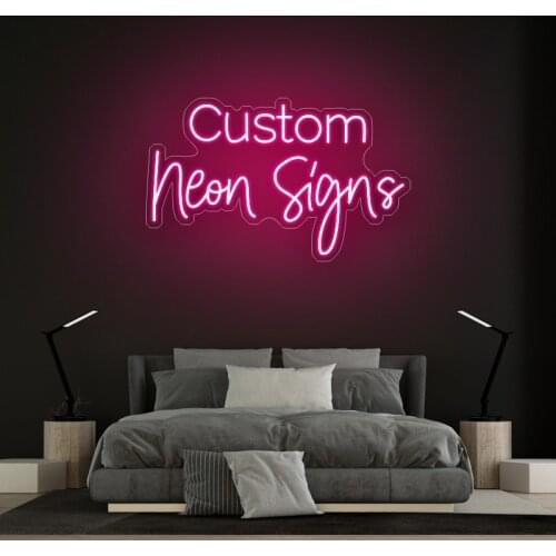 Neon Custom Sign LED Light Shop Logo Pub Store Club Nightclub Game Room Wall Decor Wedding Birthday Party Restaurant Decoration