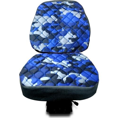 One thousand and one Trend Tractor Seat Cover Universal Blue Camouflage