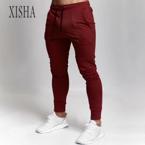 Striped Jogging Pants Men Sport Sweatpants Running Pants Sport GYM Pants Men Cotton long pants Fitness Bodybuilding Trouser