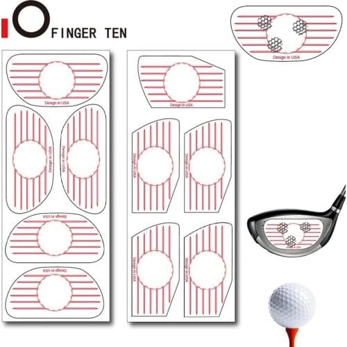 Durable Training Tool Golf Club Impact Tape Labels for Oversized Woods Ball Hitting Recorder Putter Stickers Drop Shipping