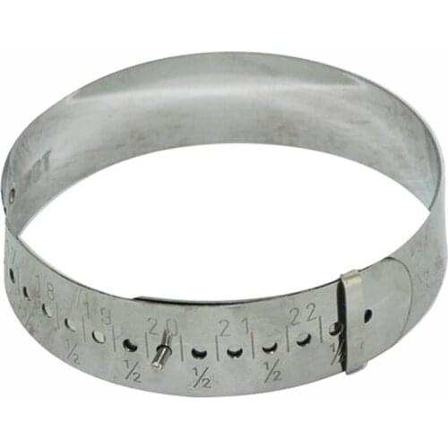 Stainless Steel Adjustable Bangle Gauge Jewelry Making Bracelet Sizing Tools Bangles Sizer Measures From 15-23cm