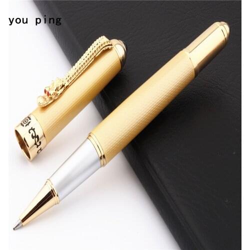 Luxury high quality Jinhao1000 GoldenDragon Color Business office Nib Medium Rollerball Pen New