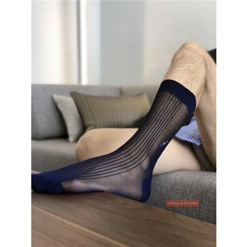 Sexy Man Socks Foot Fetish Feetjob Sexy Gay Homosexual Cross Dressing Classic Vintage British Socks Fashion Nylon Socks Mature