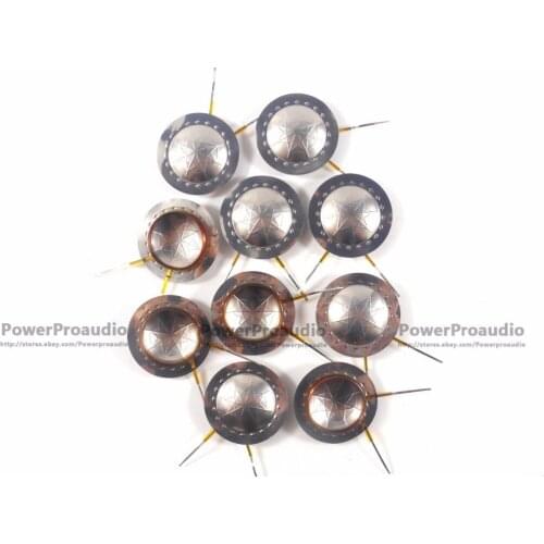 10pcs 25.4mm 25.5mm Replacement diaphragm voice coil 8 ohm Flat Lead Wire 8 ohm