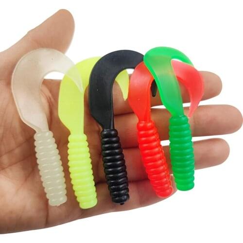15-pieces Soft Bait Fat Grubs 7cm/3.5g Bass Fishing Lure Worm Jig Wobbler Silicone Artificial Bait Swimbait