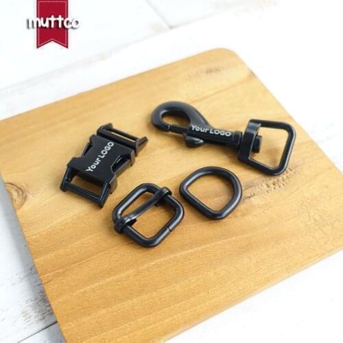 20pcs/lot (metal buckle+adjust buckle+D ring+metal dog clasp) 15,20,25,30mm diy accessory 4 colors ,We provide laser engraving