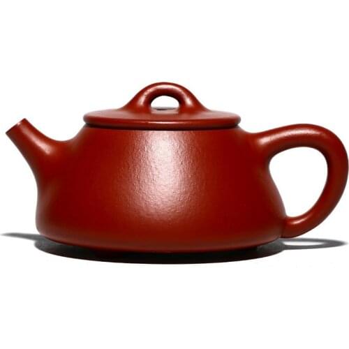 Purple clay pot, raw ore, red robe, stone ladle, home style, moon red, all hand-made teapot and tea set
