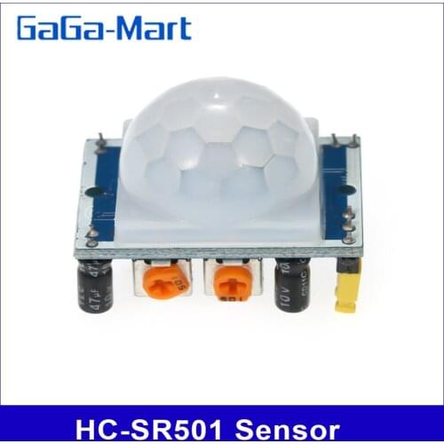 HC-SR501 PIR Infrared Sensor Adjust IR Pyroelectric Infrared PIR Motion Sensor Detector Module Body Motion Module for Arduino