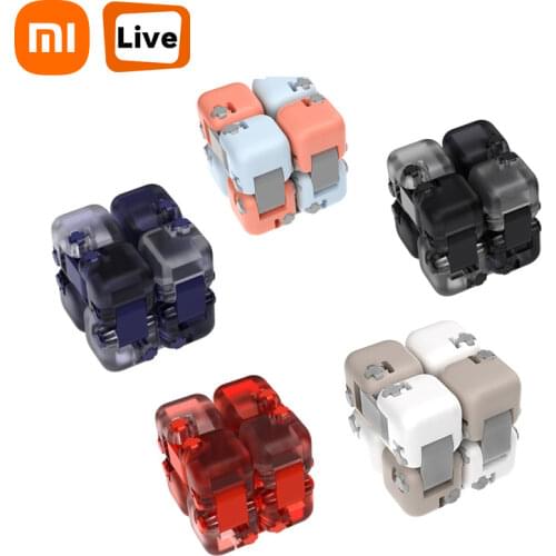 100% Original XiaoMi Mitu Finger Bricks Mi building Blocks Finger Spinner Gift For Kids Safety Portable Builder Smart Mini Toys